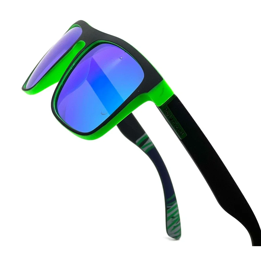 Women Polarized Black Neon Green Wayfarer Sunglasses Mirrored Lenses Sports 2026